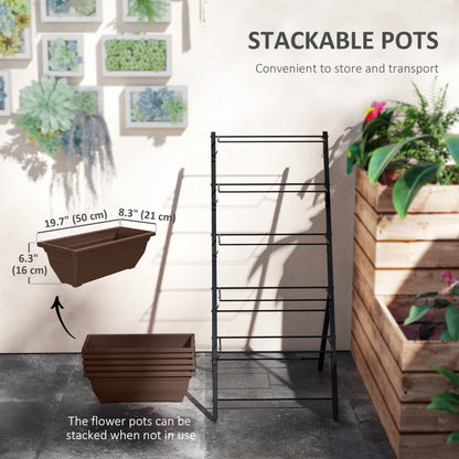 5-Tier Raised Garden Planter Stand