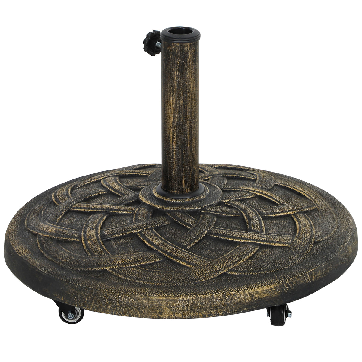 ਪਹੀਆਂ ਵਾਲਾ ਗੋਲ ਛਤਰੀ ਦਾ ਸਟੈਂਡ, 20 ਕਿਲੋਗ੍ਰਾਮ