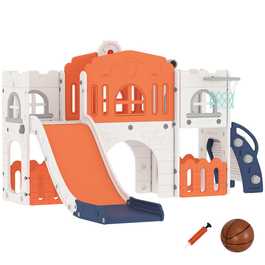 9-in-1 Toddler Play Center with Slide and Climber