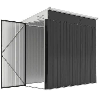 Vertical Outdoor Storage Shed with Double Door