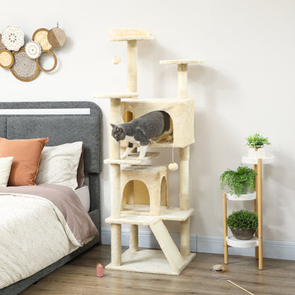 Árbol para gatos de varios niveles de 160 cm