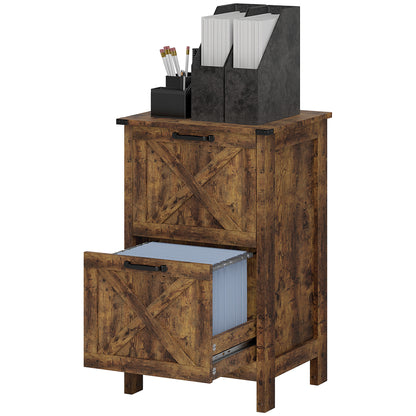 Vertical Filing Cabinet with 2 Drawers