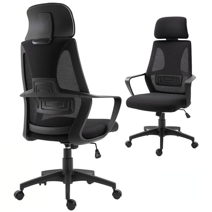 Ergonomic Office Chair with Adjustable Headrest
