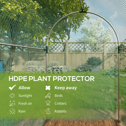 Galvanized Steel Protection Cage 120x240cm with Zippered Door