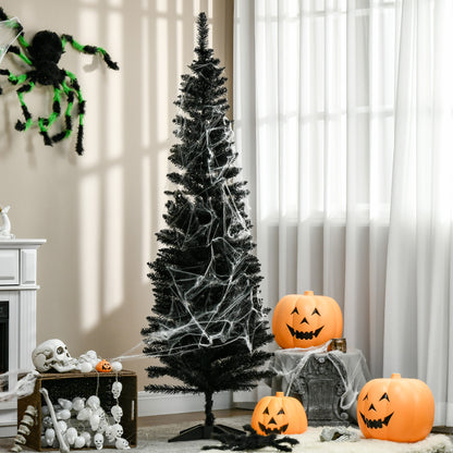 Pino de Navidad artificial delgado estilo lápiz 6 pi