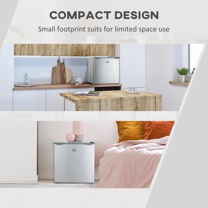 Compact upright freezer 1.1 cu ft with reversible door