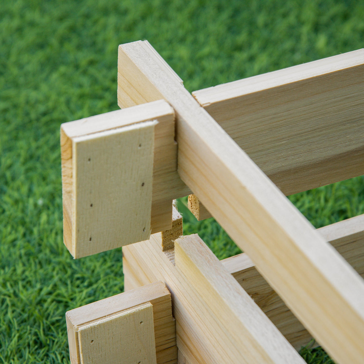 Jardinera elevada 99 x 99 cm sin tornillos