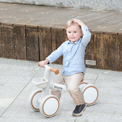 Bicicleta de equilibrio para bebé con cesta extraíble