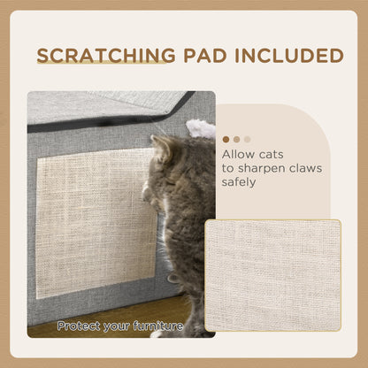 Multi-functional cat cave bed house