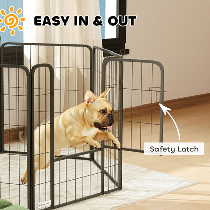 Dog playpen 8 panels folding — Metal