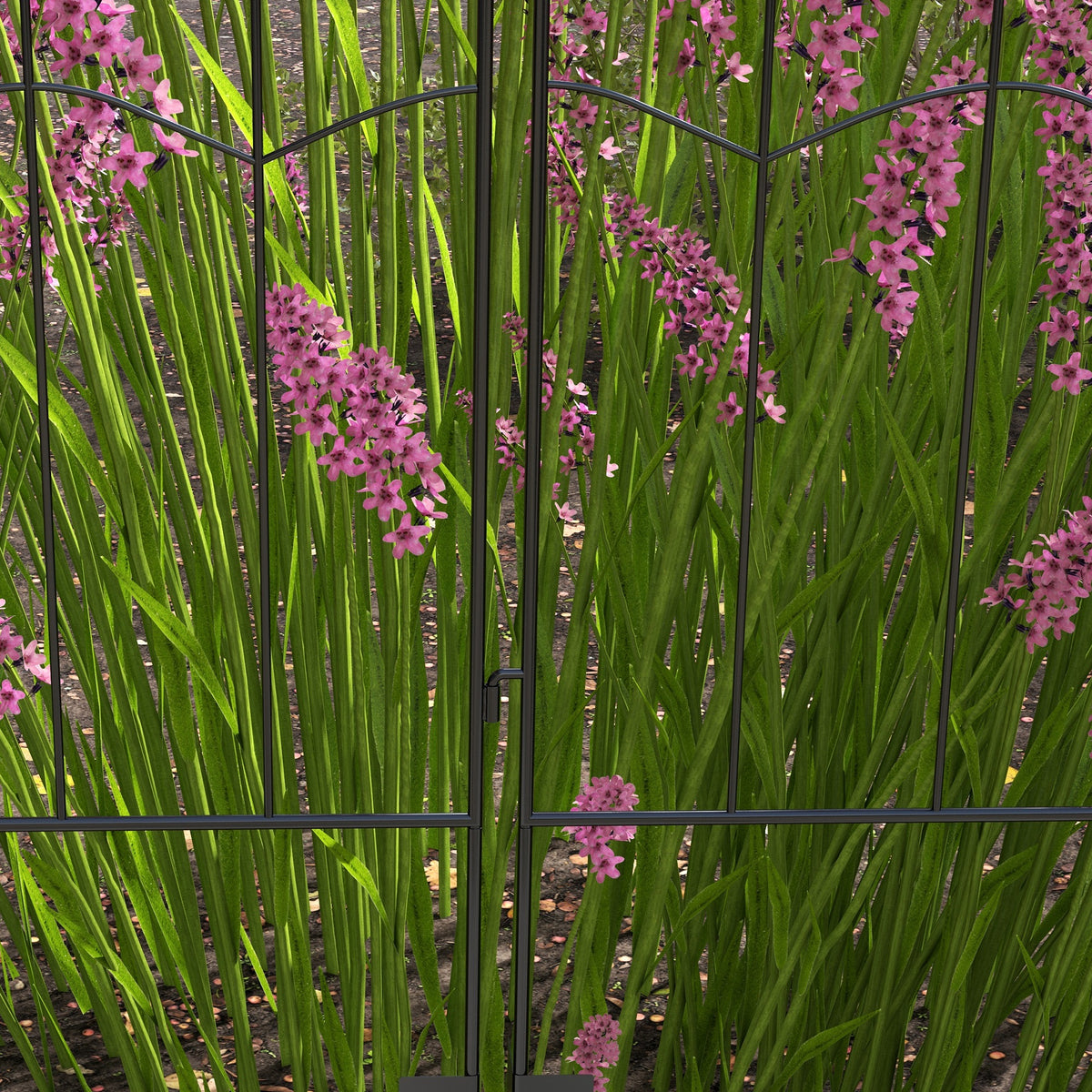 Valla decorativa para jardín — paquete de 4, barrera para animales