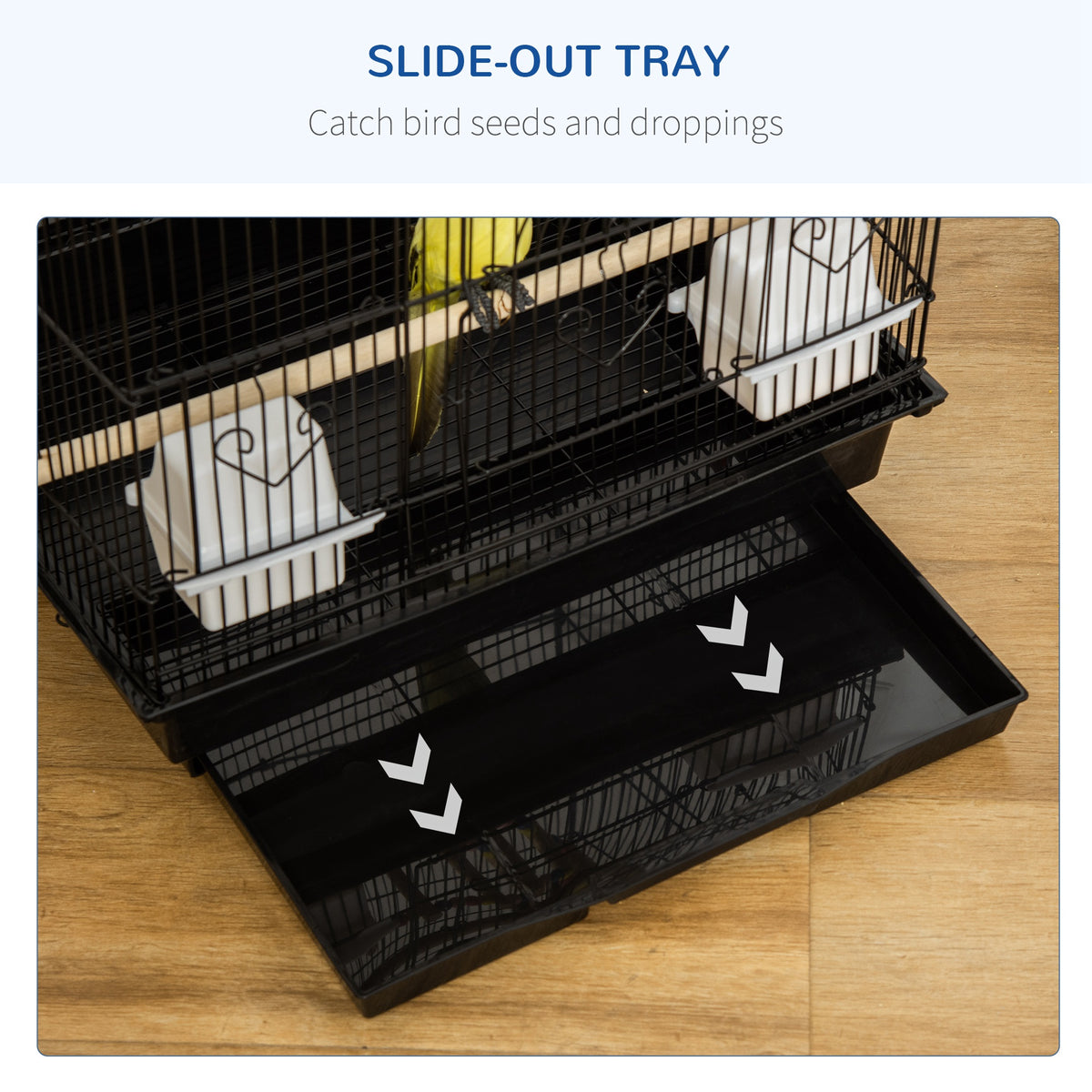 Spacious Bird Cage with Toys and Accessories