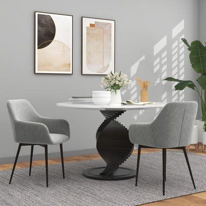 Sillas de comedor de terciopelo, lote de 2