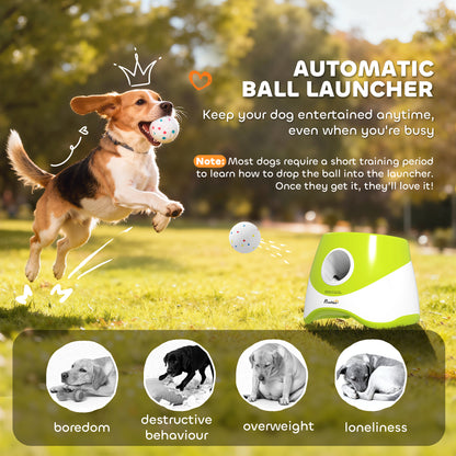 Automatic Dog Ball Launcher with 5 Balls