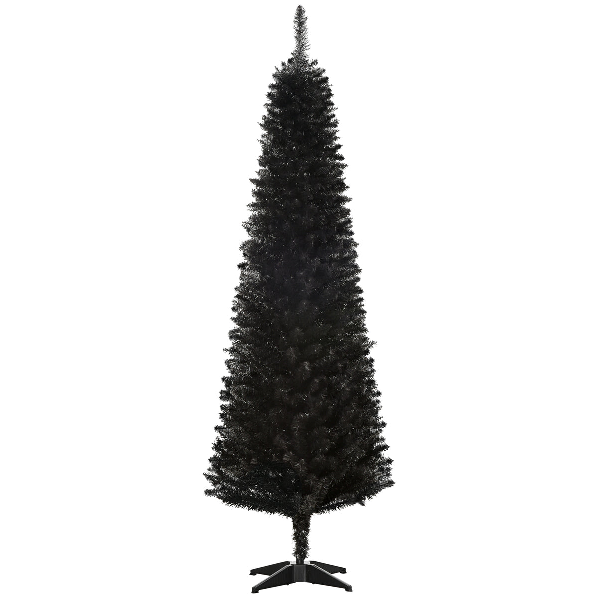 Pino de Navidad artificial delgado estilo lápiz 6 pi