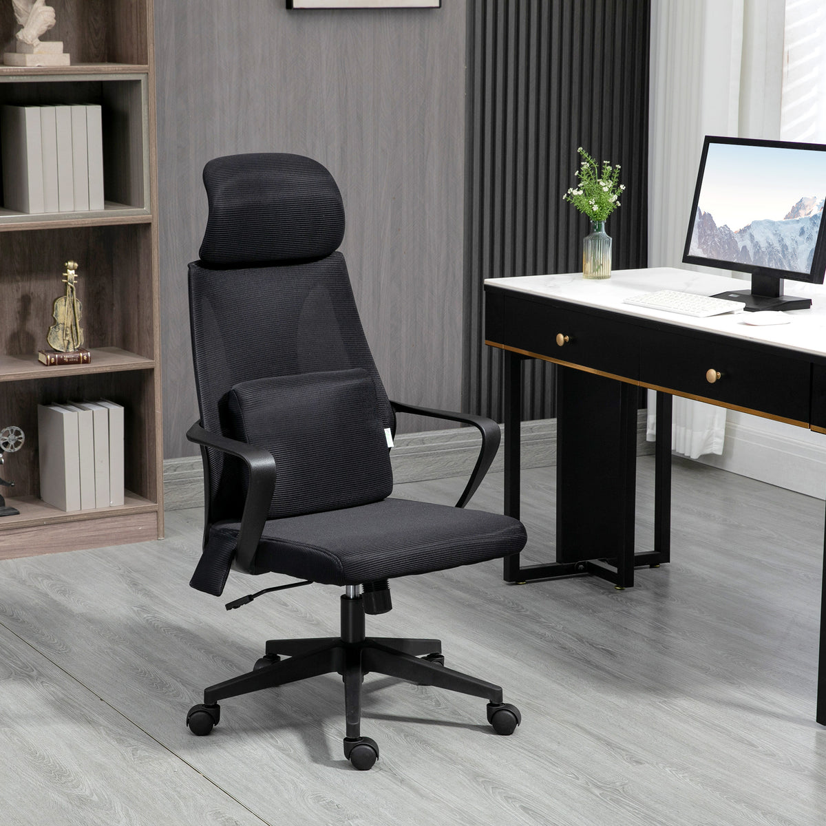 Ergonomic Office Chair with Massage Lumbar Support