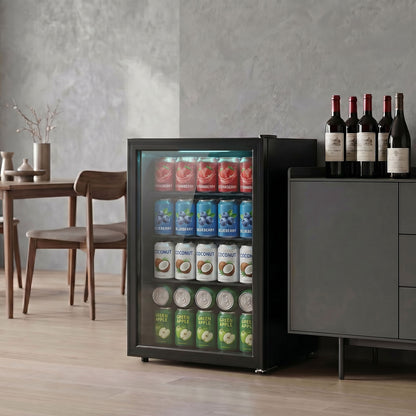 Refrigerador para bebidas de 60 litros con puerta de vidrio