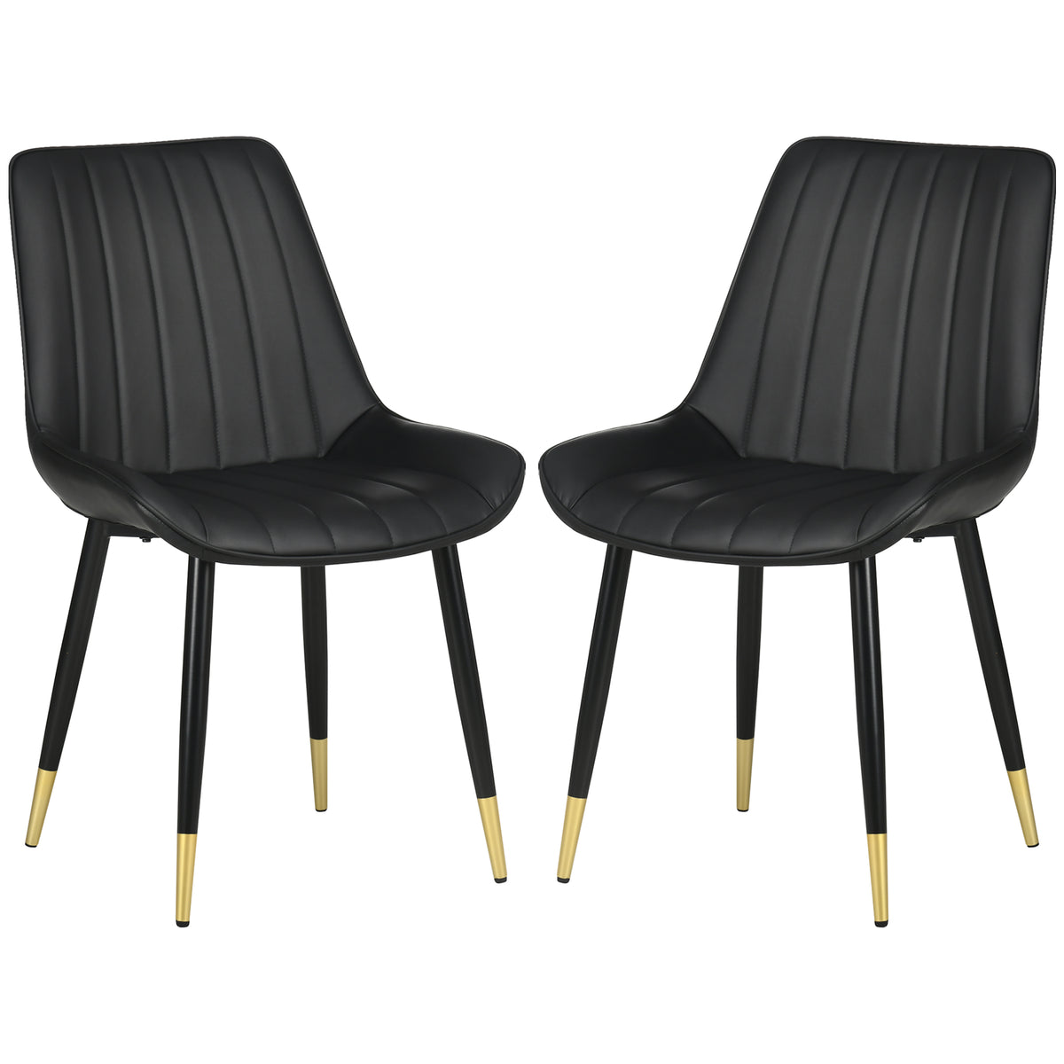 Juego de 2 sillas de comedor modernas