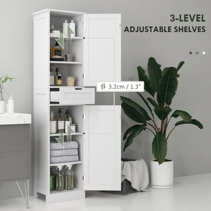 Freestanding Bathroom Cabinet with Drawer and Doors
