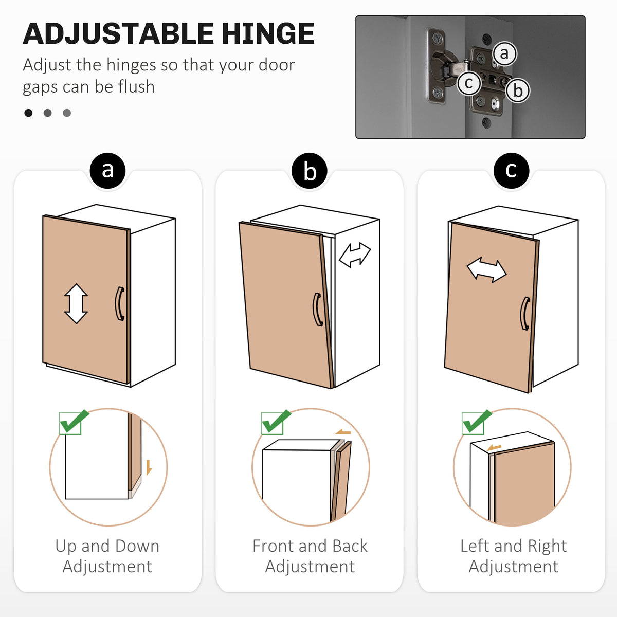 Aparador de cocina con espacio para microondas y puertas de cristal