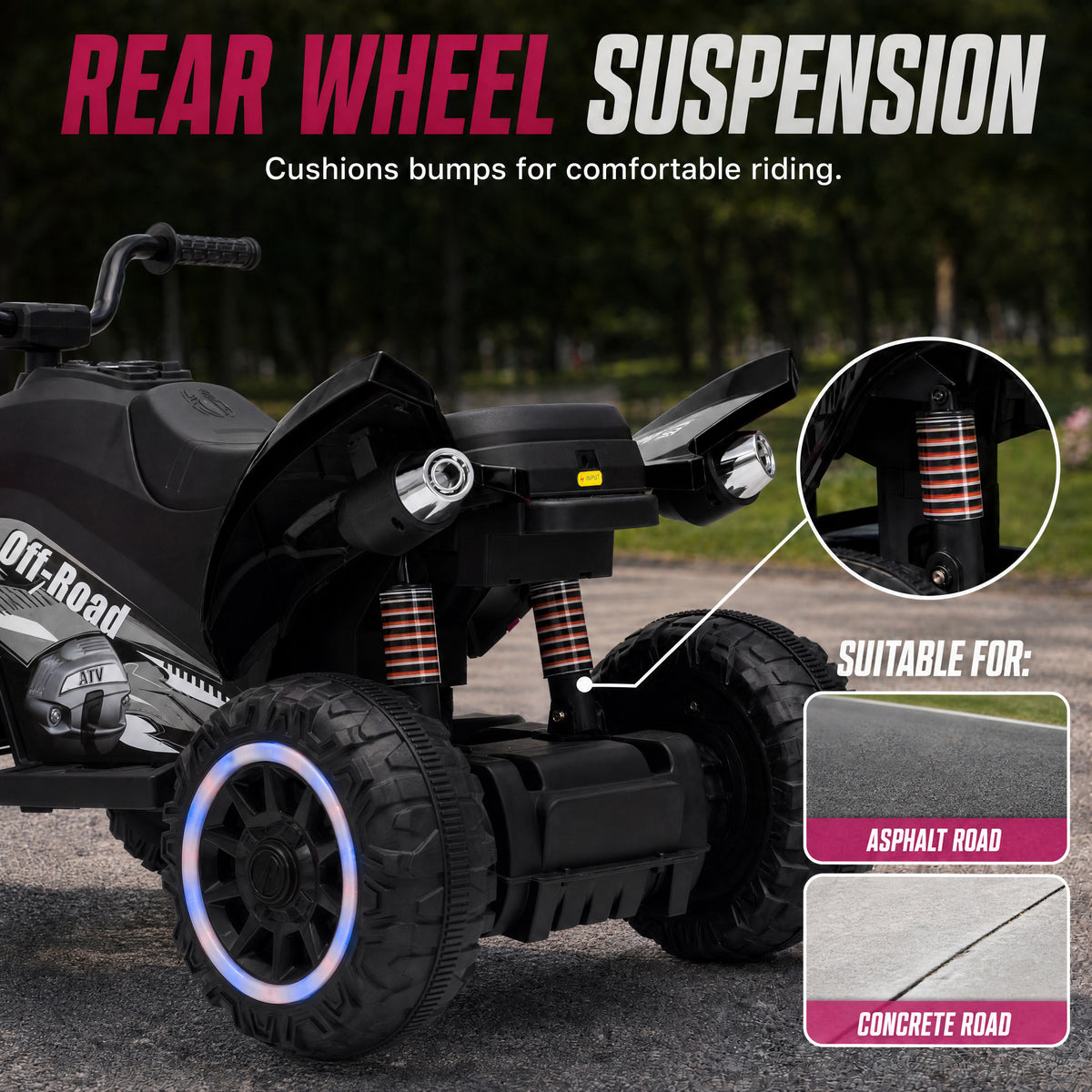 12V Kids Dual Motor Electric ATV