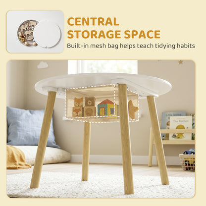 Kids Table and Cloud Chairs Set — Set of 3