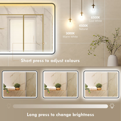 LED Bathroom Anti-Fog Mirror