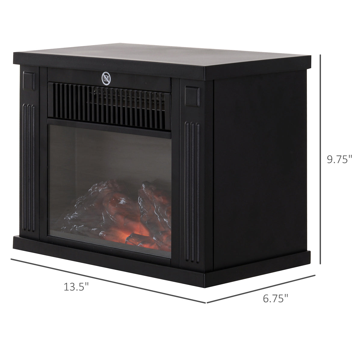 Mini Portable Standing Electric Fireplace 1000W