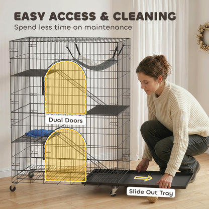 Large 4-Tier Cat Cage