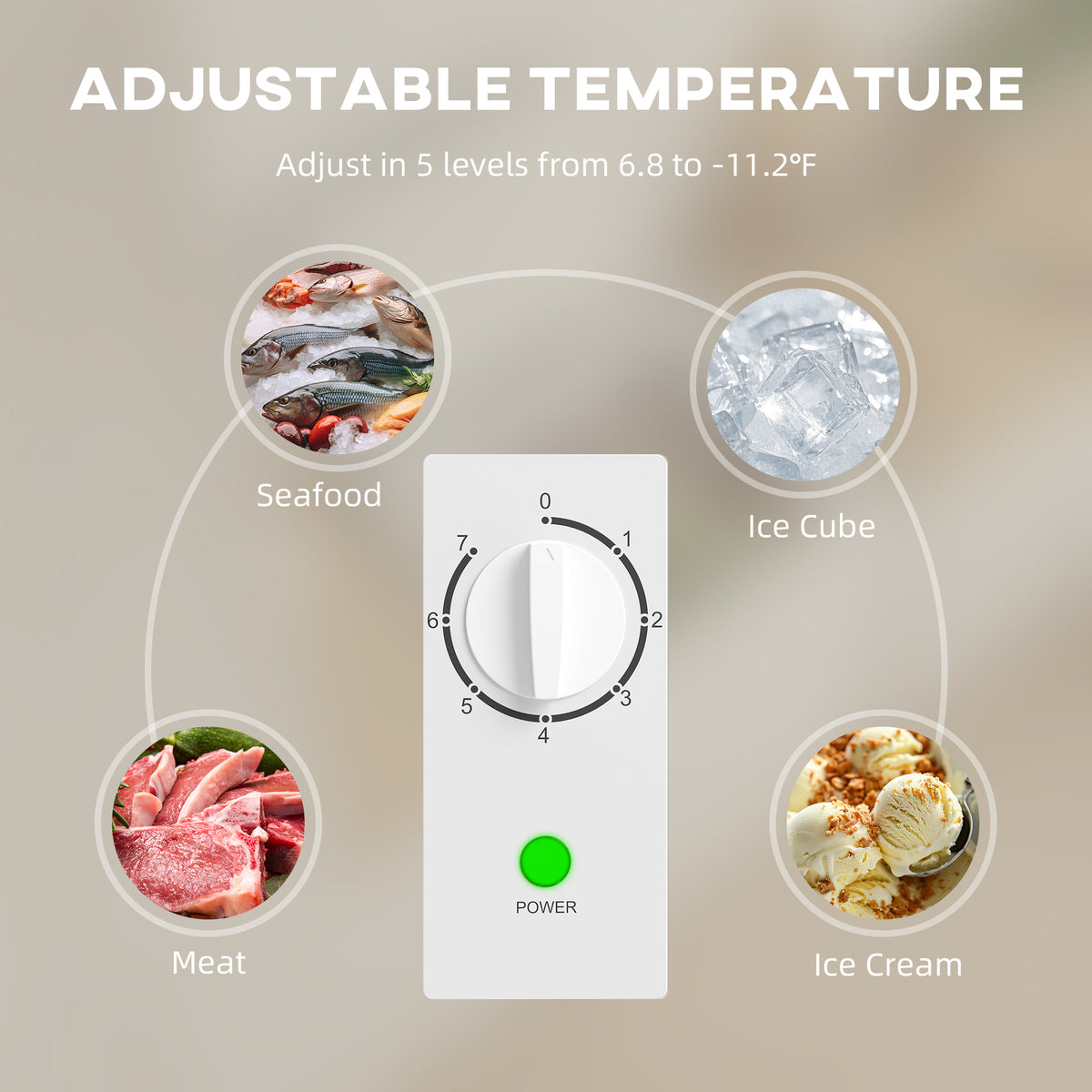 Mini Chest Freezer 99 L
