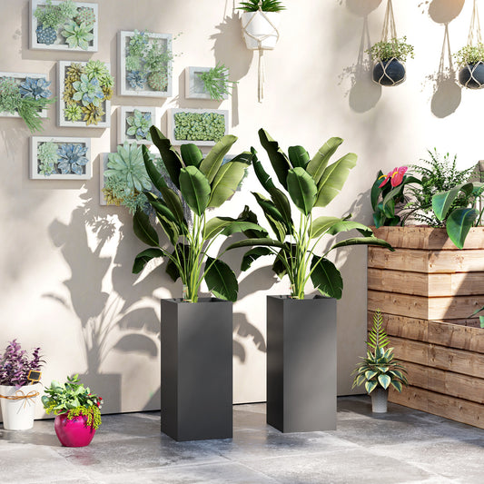 2-Pack Planter Box 26 Inch with Water Level Indicator
