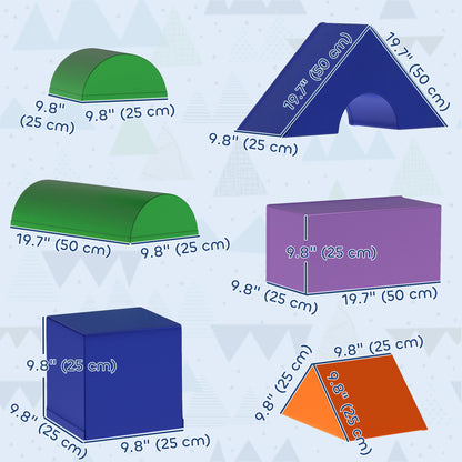 Soft Foam Play Blocks Set 11-Piece for Toddlers