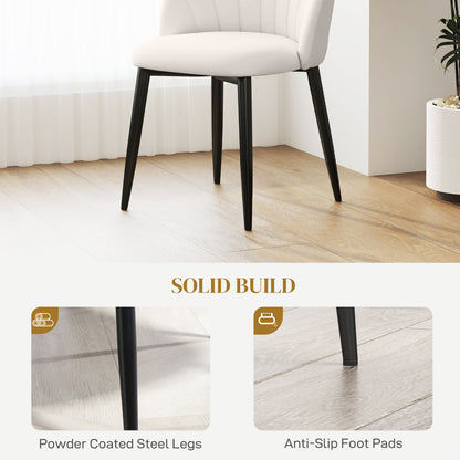 Dining chairs upholstered set of 4