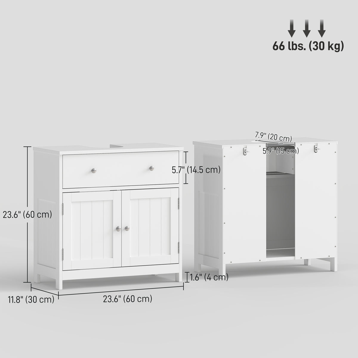 Freestanding Bathroom Vanity Cabinet with Drawer