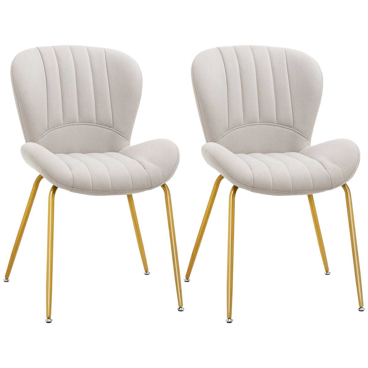 Shell-Back Dining Chairs Set of 2