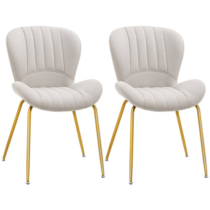 Shell-Back Dining Chairs Set of 2