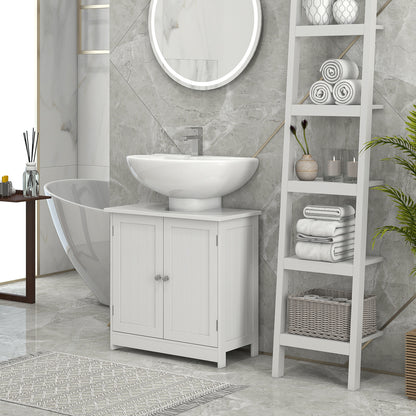 Mueble de lavabo bajo fregadero con 2 puertas y estante