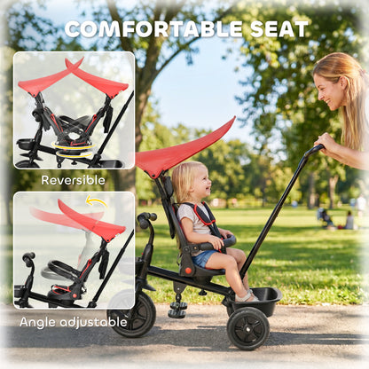 5-in-1 Growing Tricycle with Parent Handle