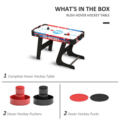 Mesa de hockey de aire plegable