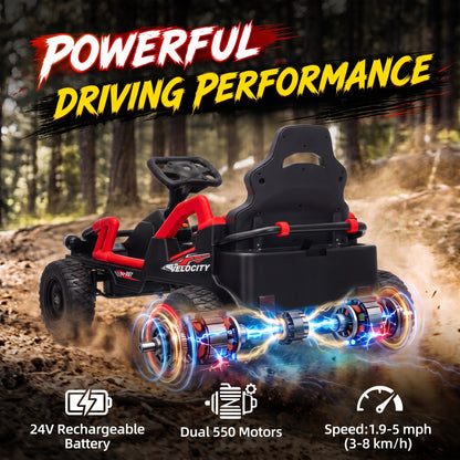 24V Electric Ride-On Car for Kids with Remote Control