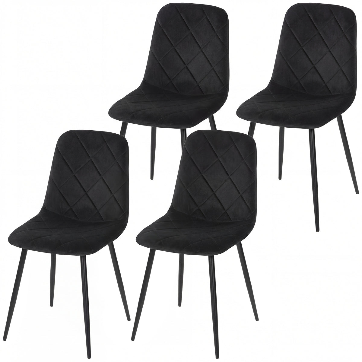 Upholstered dining chairs set of 4
