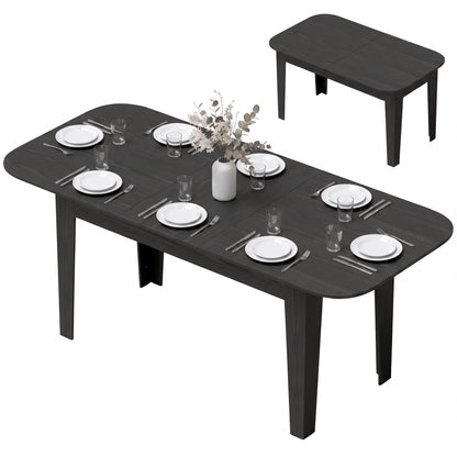 Extendable Oval Farmhouse Dining Table