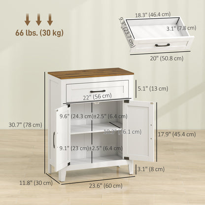 Mueble de almacenamiento estilo granja para baño