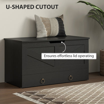 80 cm Storage Chest with Safety Hinges