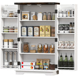 Farmhouse Kitchen Pantry Storage Cabinet with Adjustable Shelves