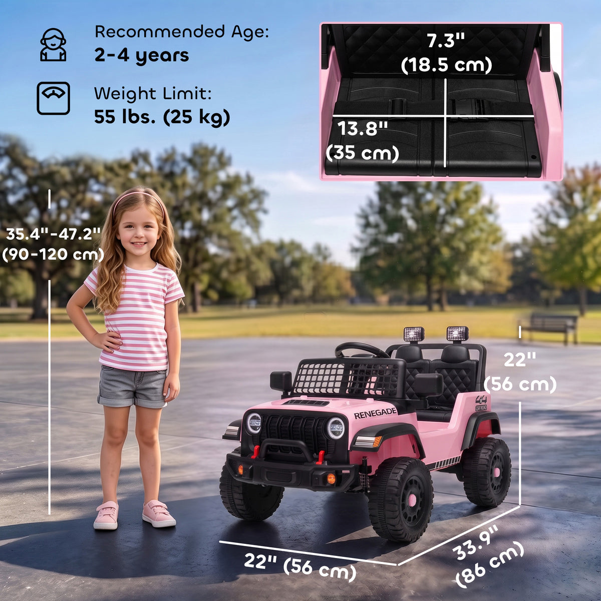 12V Electric Ride-On Truck Car with Remote Control