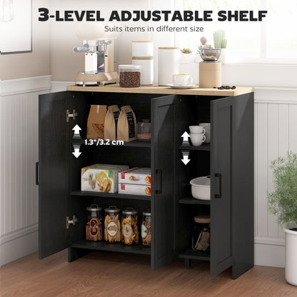 Modern Sideboard with Shaker Doors and Adjustable Shelves