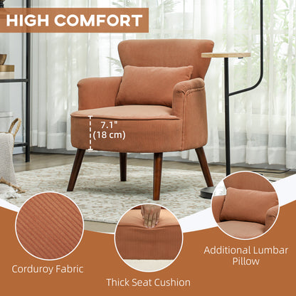 Modern Upholstered Accent Armchair
