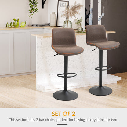 Adjustable Counter Height Bar Stools — Set of 2