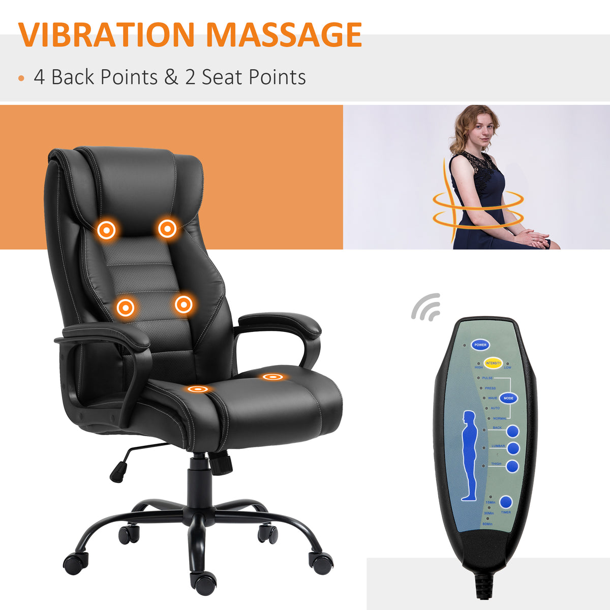Massage Executive High Back Office Chair